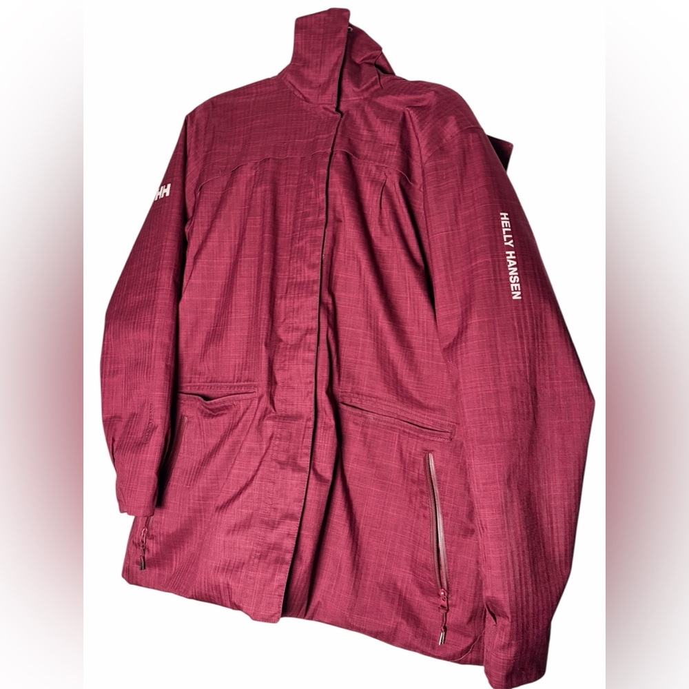 Helly Hansen Jacket Burgundy Insulated Ski Jacket (As is) - Picture 3 of 13